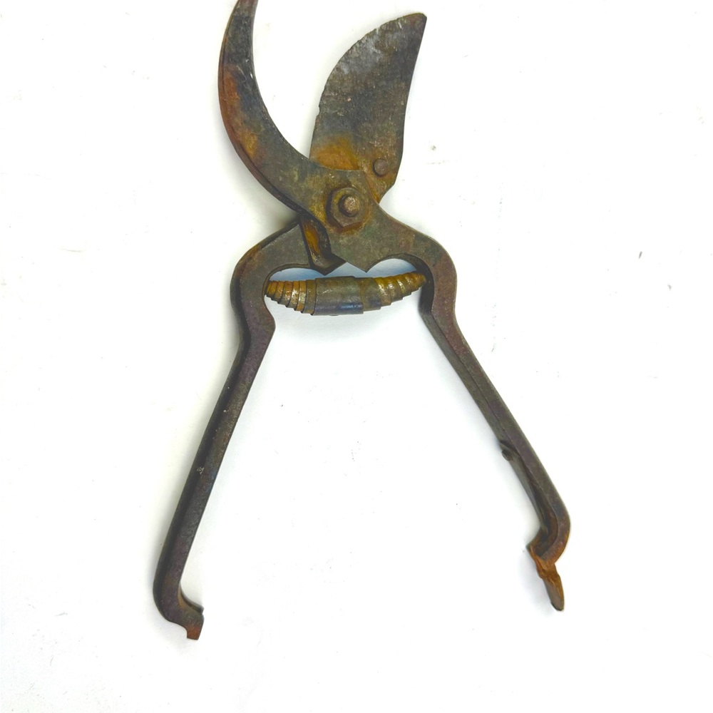 Vintage Drop Forged Metal Pruning Garden Shears 9” - Picture 2 of 7